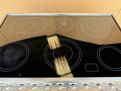 BRITANNIA 100CM CERAMIC GUN METAL ALL ELECTRIC COOKER
