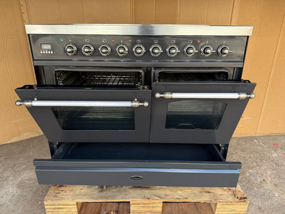 BRITANNIA 100CM CERAMIC GUN METAL ALL ELECTRIC COOKER