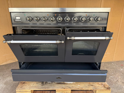 BRITANNIA 100CM CERAMIC GUN METAL ALL ELECTRIC COOKER
