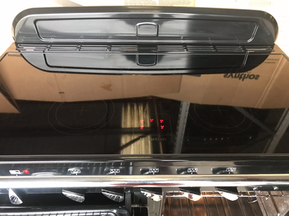 RANGEMASTER ELAN 110 INDUCTION BLACK WITH CHROME SPIRAL HANDLES