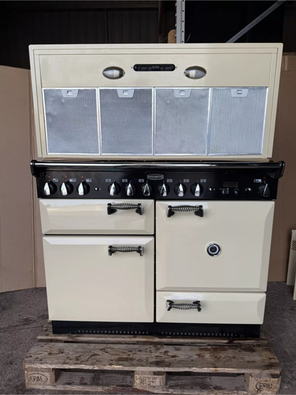RANGEMASTER ELAN 110 DUAL FUEL CREAM WITH HOOD