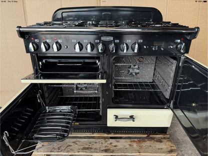 RANGEMASTER ELAN 110 DUAL FUEL CREAM WITH HOOD