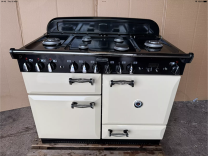 RANGEMASTER ELAN 110 DUAL FUEL CREAM WITH HOOD