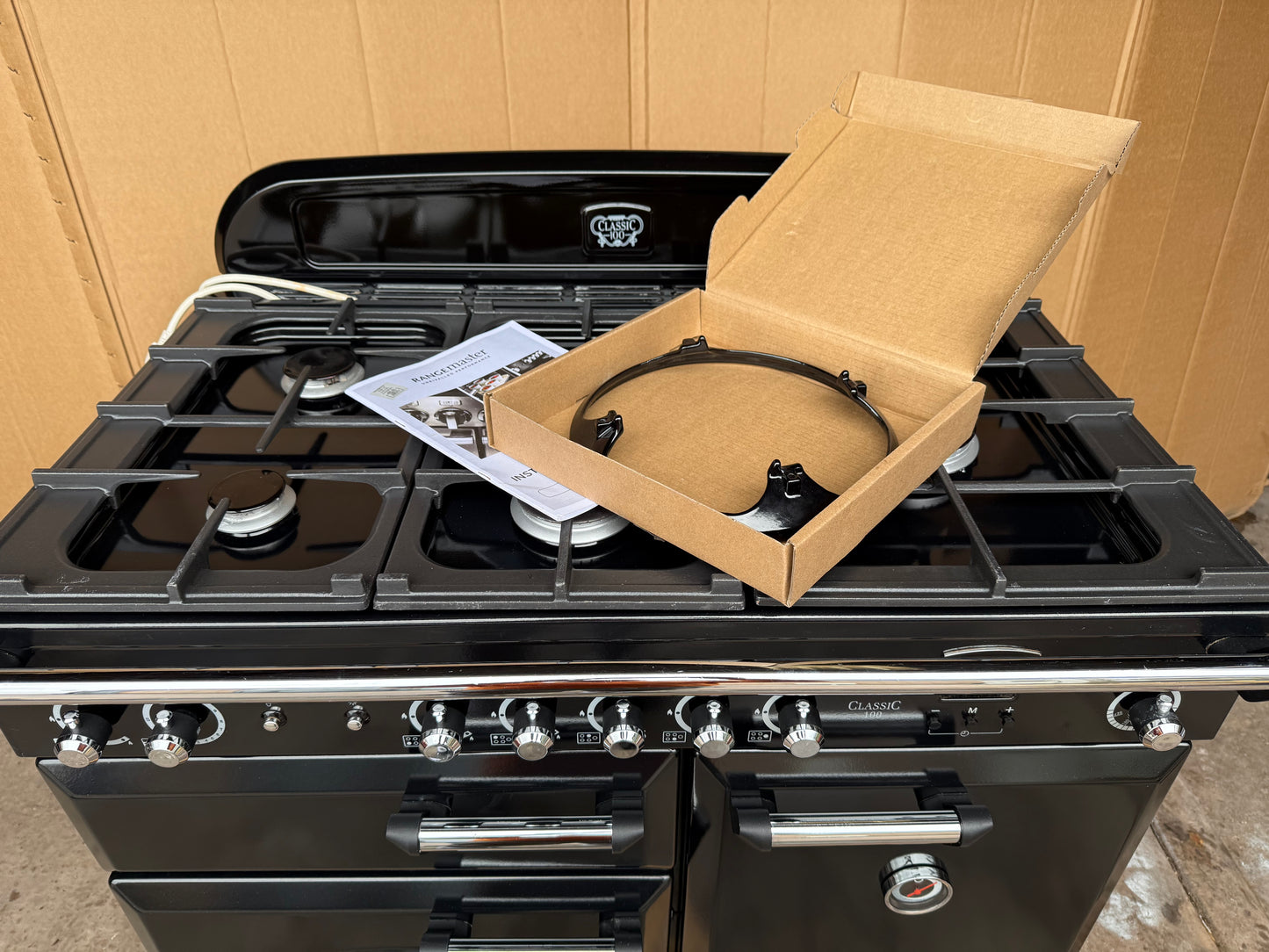 RANGEMASTER CLASSIC 100 FSD BLACK NATURAL GAS