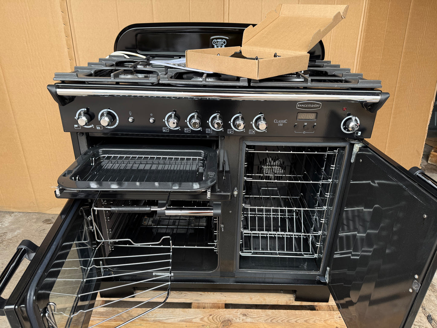 RANGEMASTER CLASSIC 100 FSD BLACK NATURAL GAS