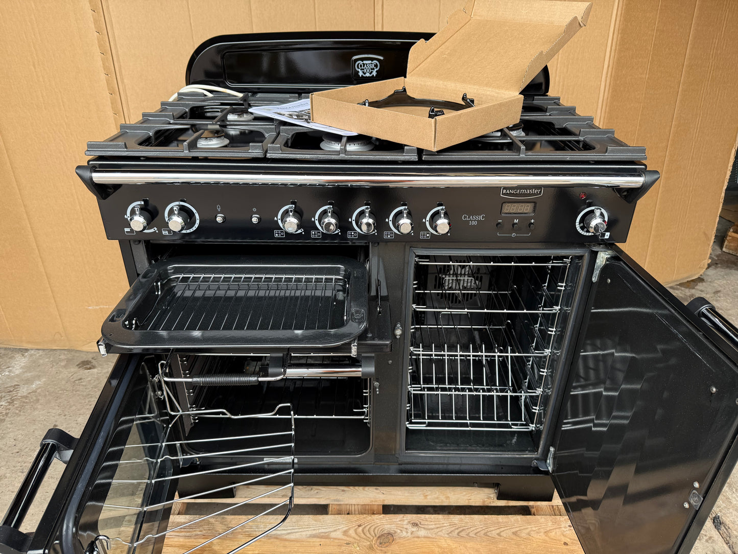 RANGEMASTER CLASSIC 100 FSD BLACK NATURAL GAS