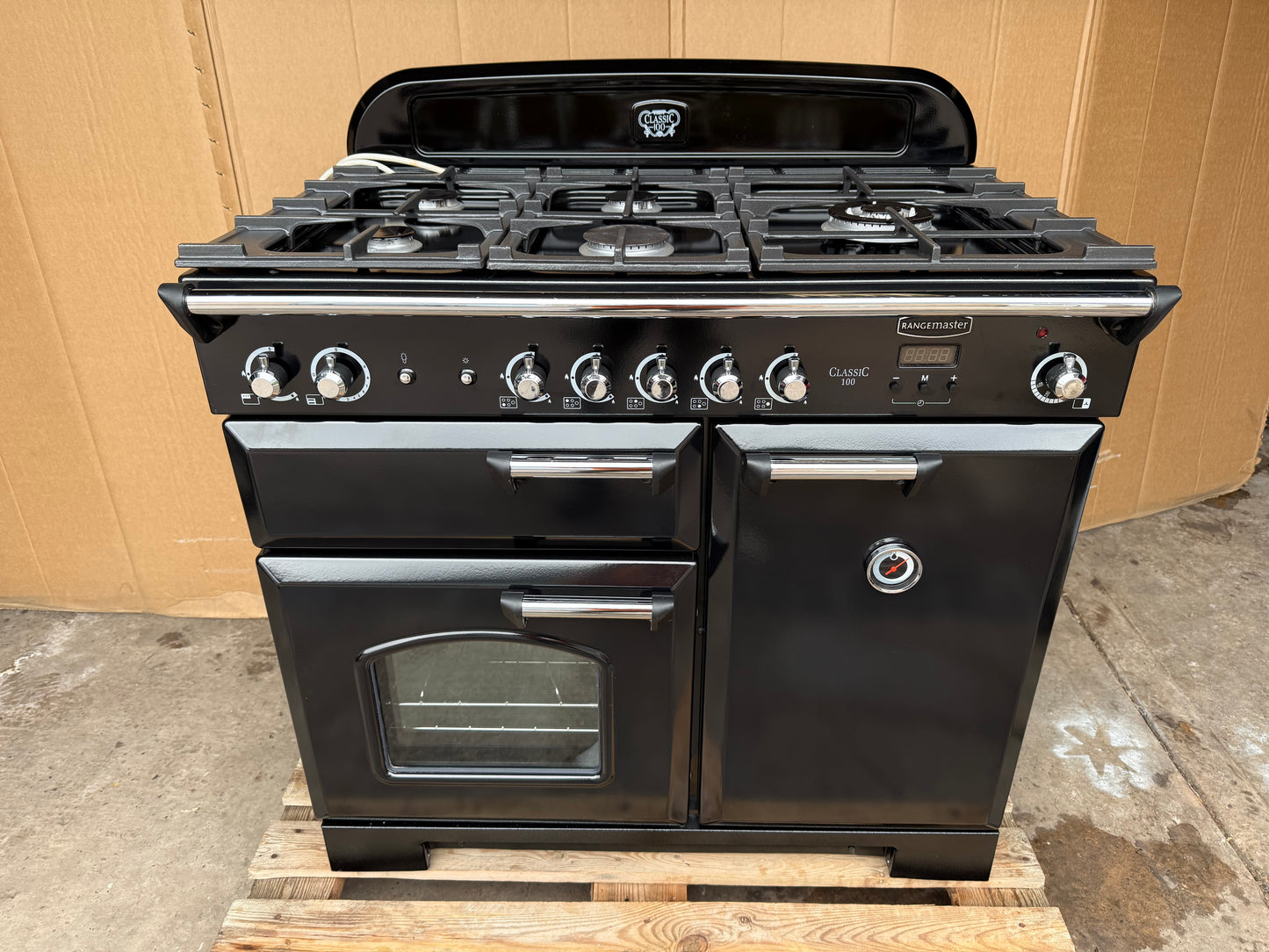 RANGEMASTER CLASSIC 100 FSD BLACK NATURAL GAS