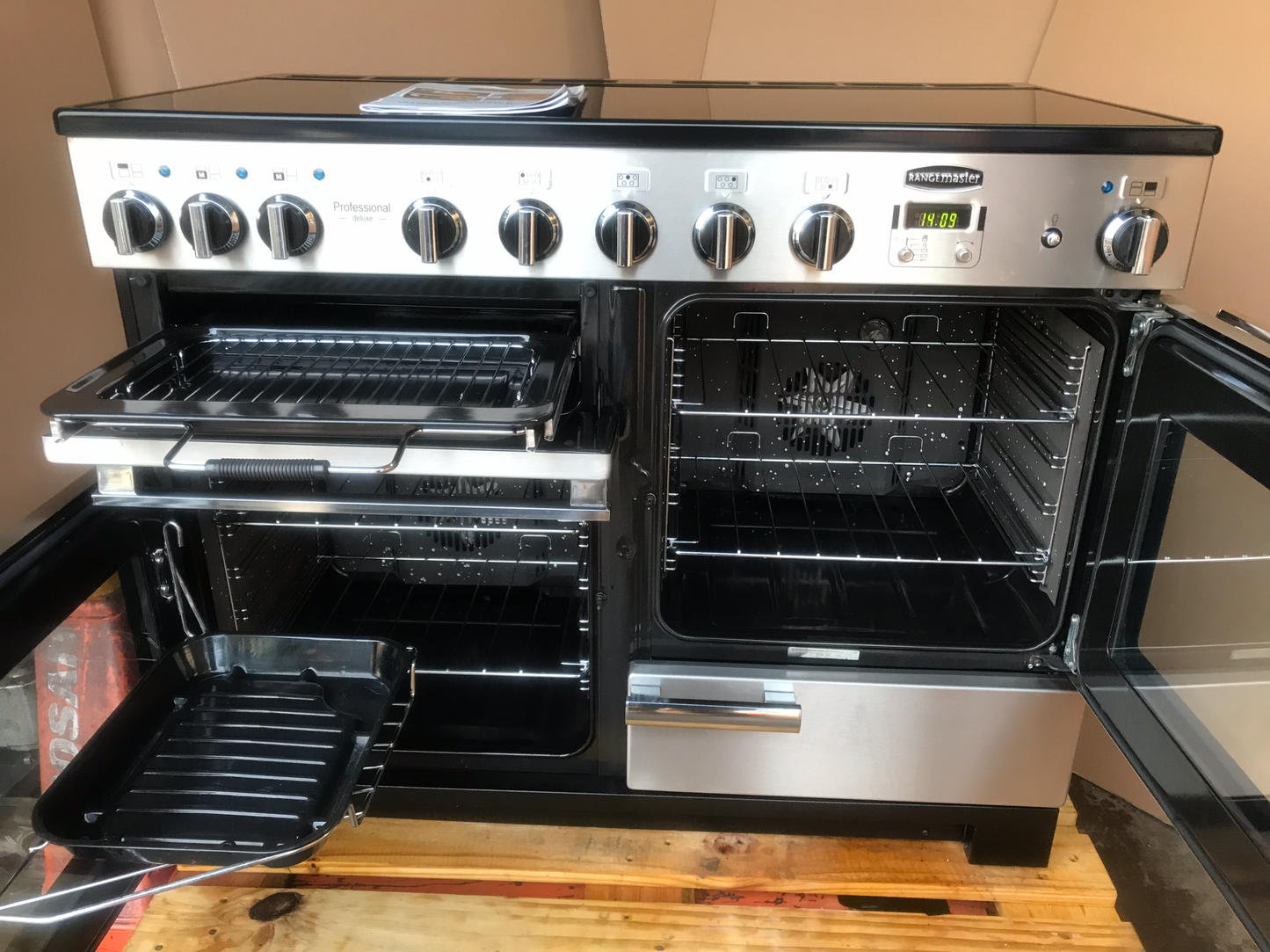 RANGEMASTER PROFESSIONAL DELUXE 110 G5 INDUCTION STAINLESS STEEL