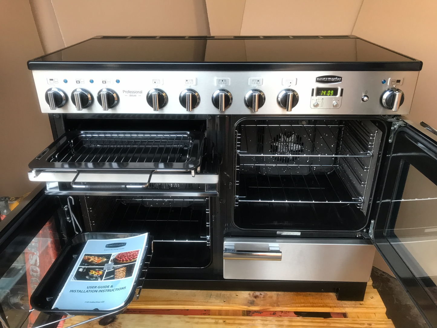 RANGEMASTER PROFESSIONAL DELUXE 110 G5 INDUCTION STAINLESS STEEL