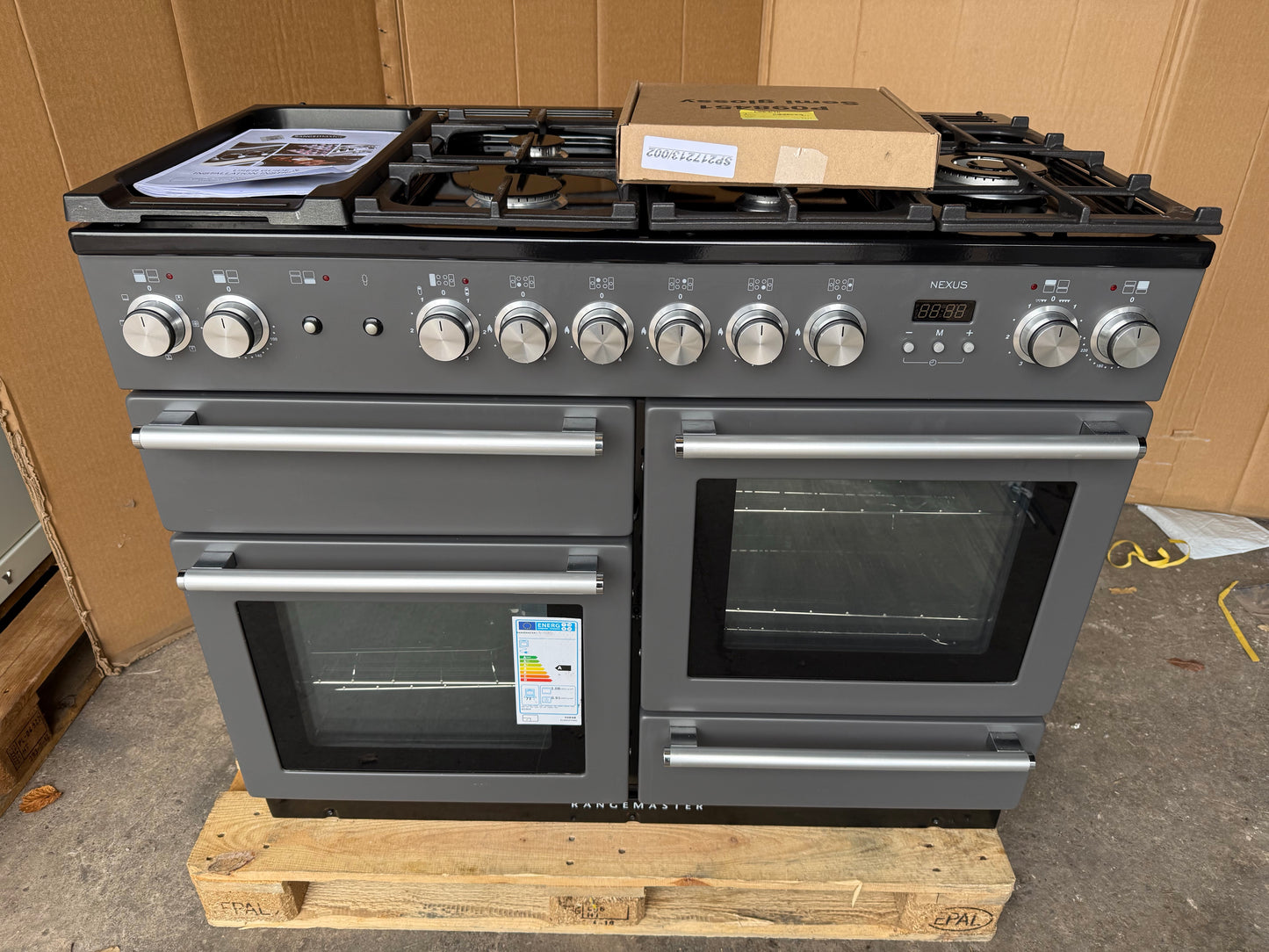 RANGEMASTER NEXUS 110 DUAL FUEL FSD SLATE/CHROME COOKER