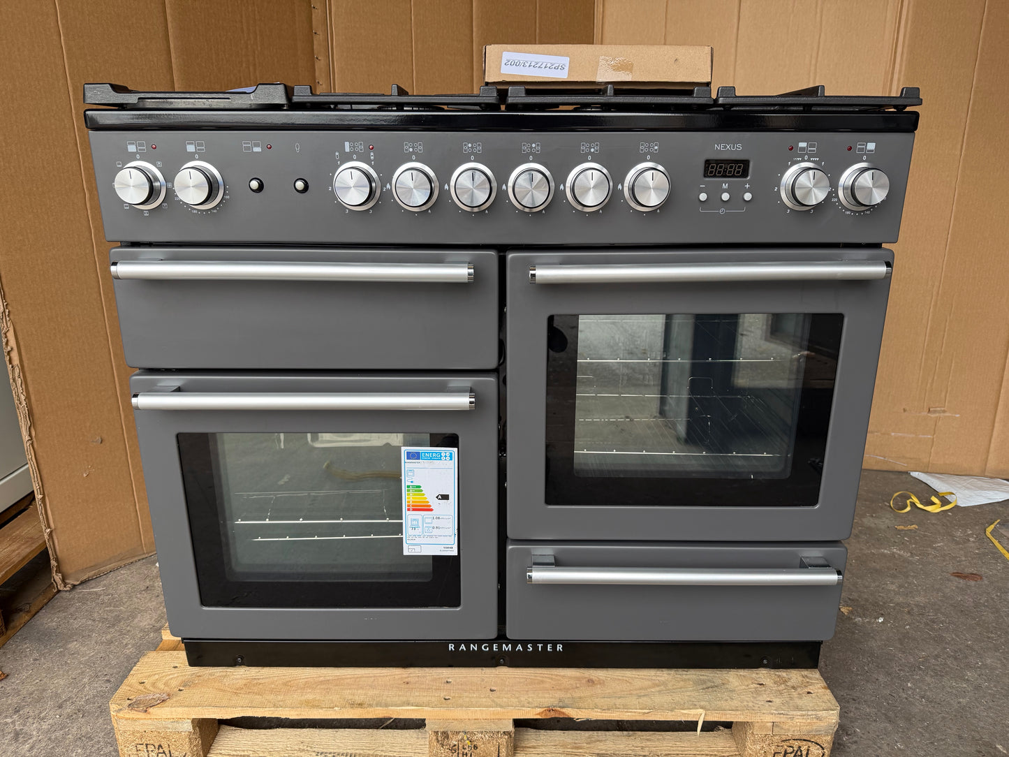 RANGEMASTER NEXUS 110 DUAL FUEL FSD SLATE/CHROME COOKER