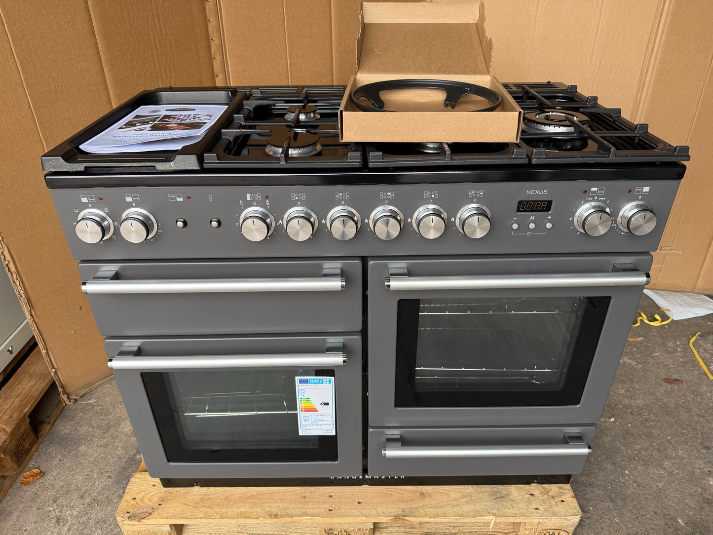 RANGEMASTER NEXUS 110 DUAL FUEL FSD SLATE/CHROME COOKER