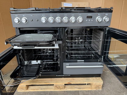 RANGEMASTER NEXUS 110 DUAL FUEL FSD SLATE/CHROME COOKER