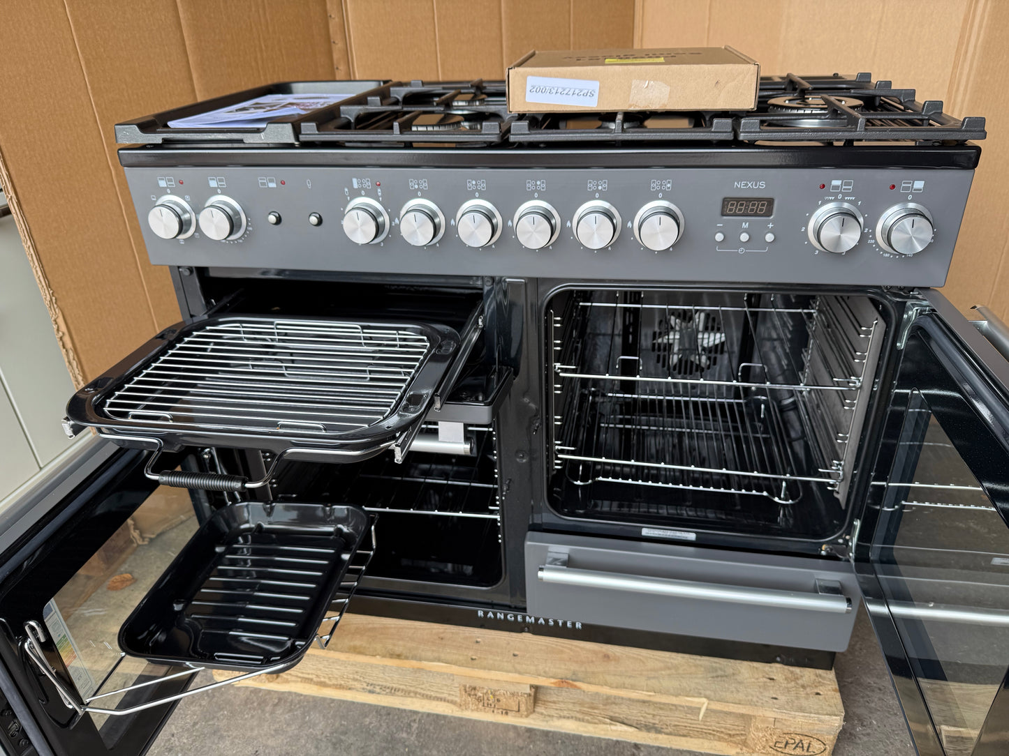 RANGEMASTER NEXUS 110 DUAL FUEL FSD SLATE/CHROME COOKER