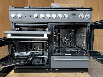 RANGEMASTER NEXUS 110 DUAL FUEL FSD SLATE/CHROME COOKER