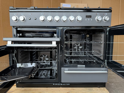 RANGEMASTER NEXUS 110 DUAL FUEL FSD SLATE/CHROME COOKER