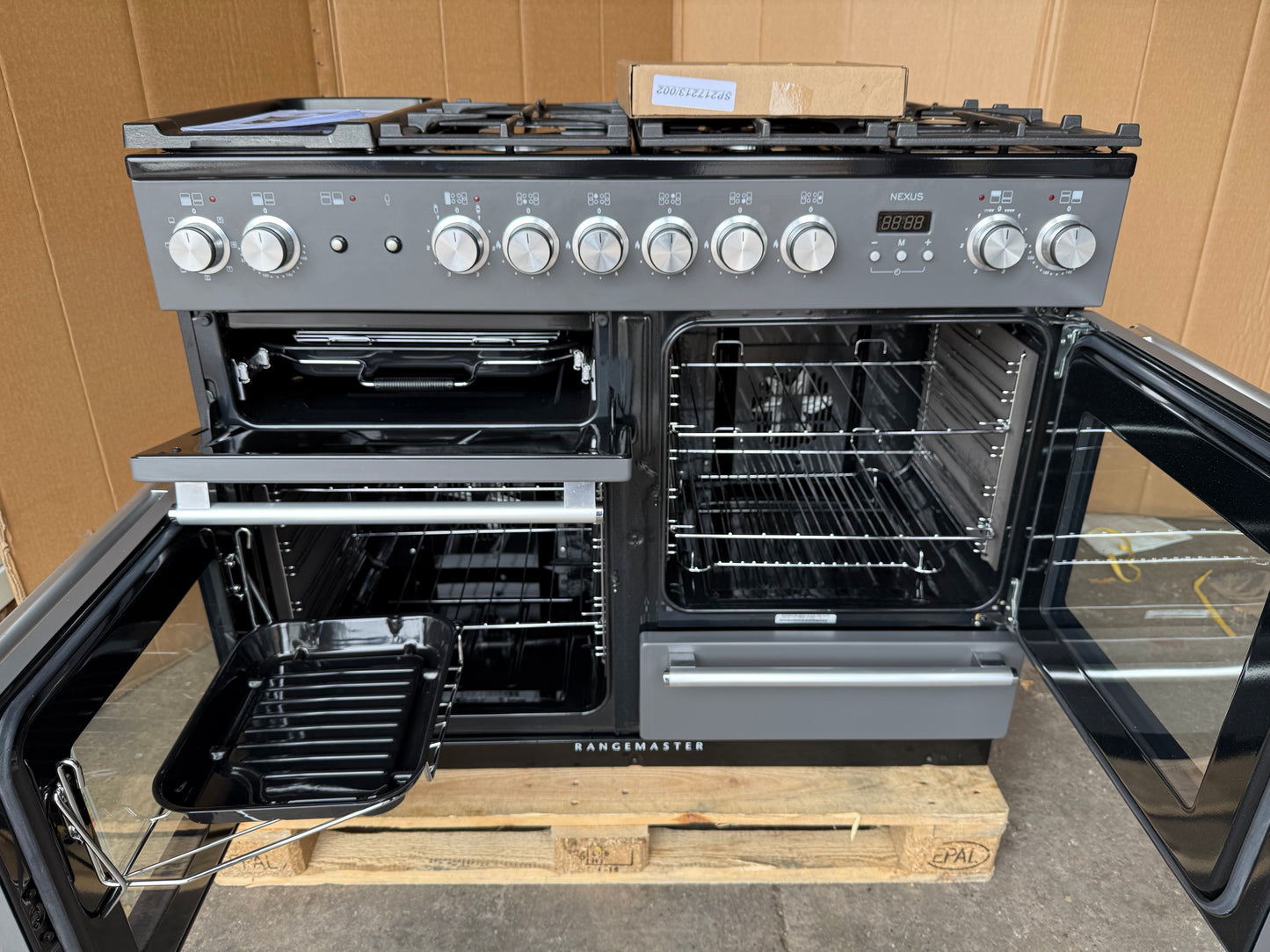 RANGEMASTER NEXUS 110 DUAL FUEL FSD SLATE/CHROME COOKER