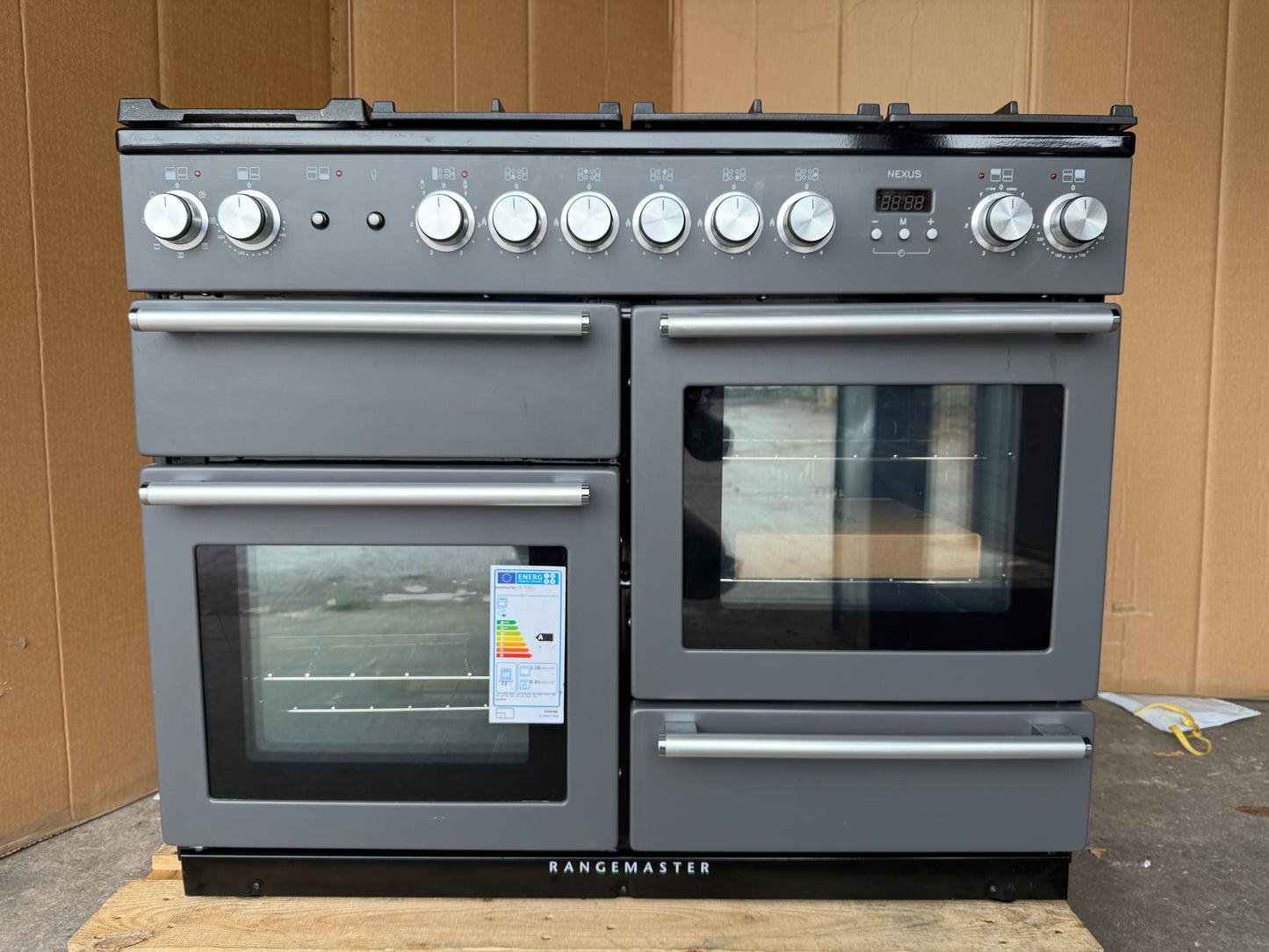 RANGEMASTER NEXUS 110 DUAL FUEL FSD SLATE/CHROME COOKER