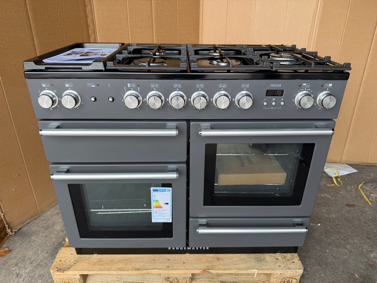 RANGEMASTER NEXUS 110 DUAL FUEL FSD SLATE/CHROME COOKER