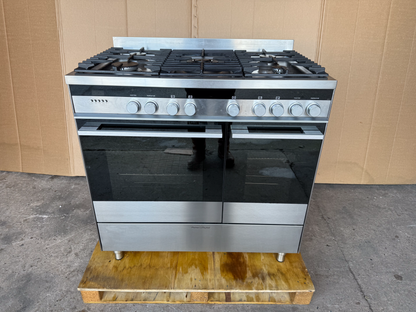FISHER & PAYKEL 90 DUAL FUEL FSD STAINLESS STEEL COOKER