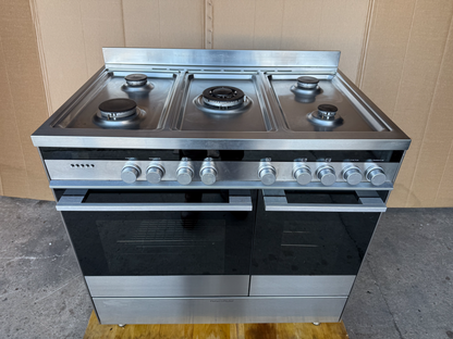 FISHER & PAYKEL 90 DUAL FUEL FSD STAINLESS STEEL COOKER