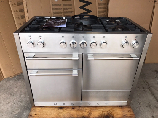 MERCURY 1100 DUAL FUEL FSD STAINLESS STEEL COOKER
