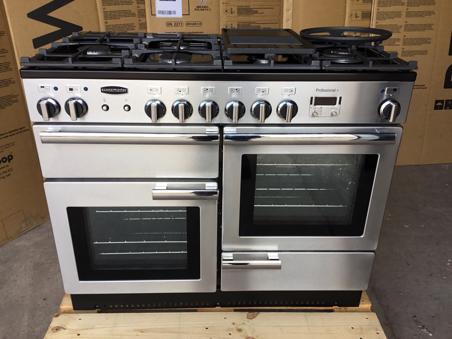 RANGEMASTER PROFESSIONAL PLUS 110 DUAL FUEL FSD COOKER WITH HOOD (Copy)