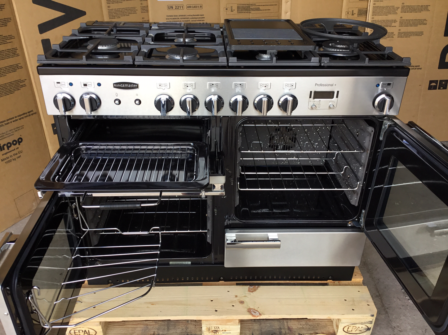 RANGEMASTER PROFESSIONAL PLUS 110 DUAL FUEL FSD COOKER WITH HOOD (Copy)