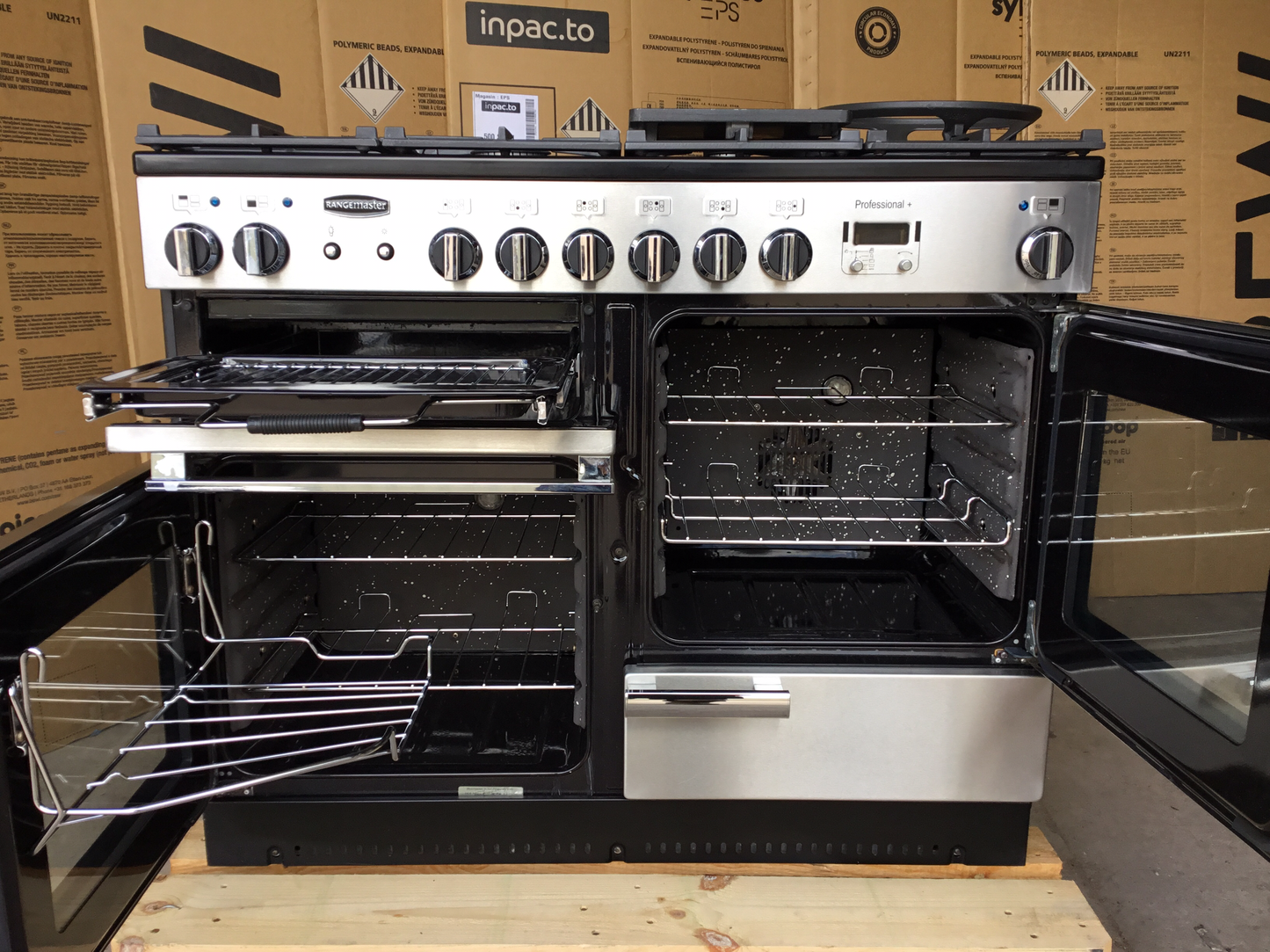 RANGEMASTER PROFESSIONAL PLUS 110 DUAL FUEL FSD COOKER WITH HOOD (Copy)