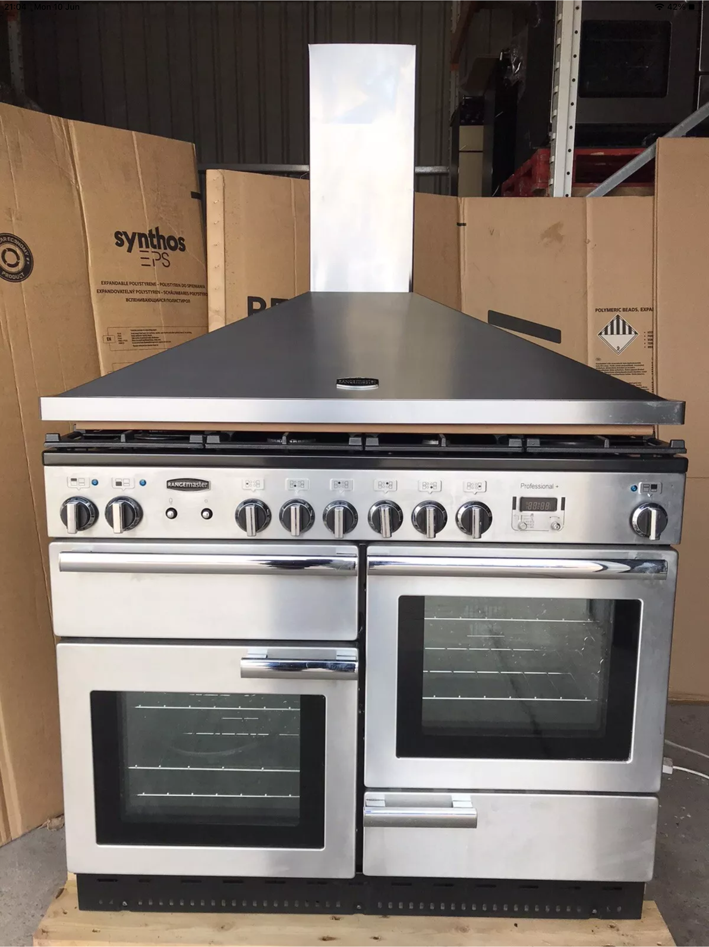 RANGEMASTER PROFESSIONAL PLUS 110 DUAL FUEL FSD COOKER WITH HOOD (Copy)