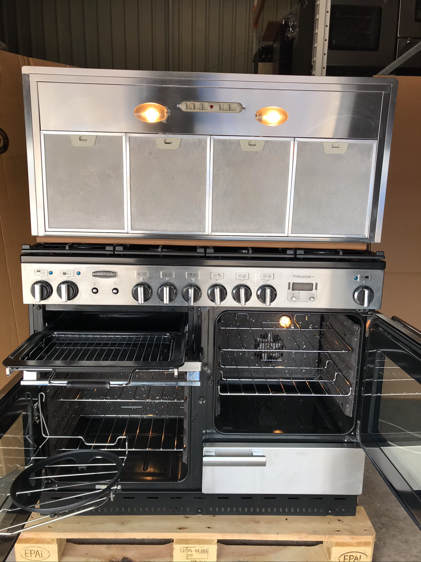 RANGEMASTER PROFESSIONAL PLUS 110 DUAL FUEL FSD COOKER WITH HOOD (Copy)
