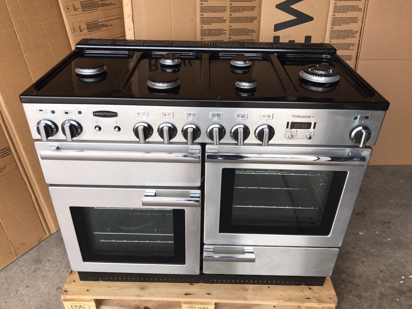 RANGEMASTER PROFESSIONAL PLUS 110 DUAL FUEL FSD COOKER WITH HOOD (Copy)