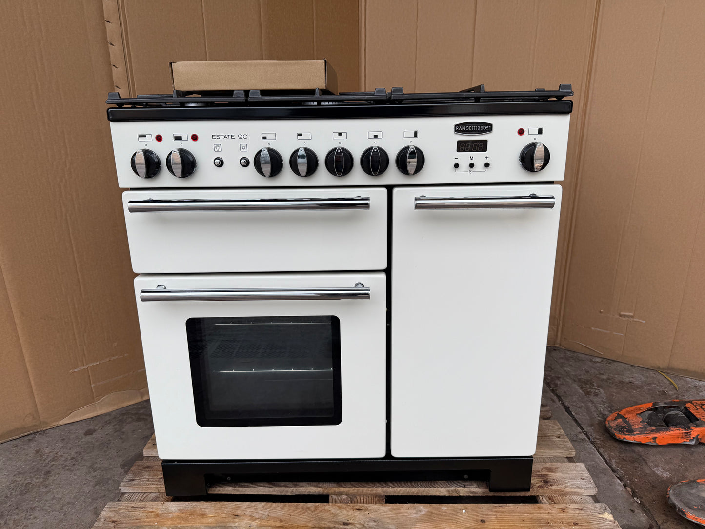 RANGEMASTER ESTATE 90 DUAL FUEL FSD IVORY/CHROME