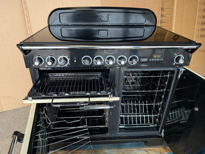 RANGEMASTER CLASSIC DELUXE 100 CREAM INDUCTION ALL ELECTRIC COOKER. PRISTINE CONDITION