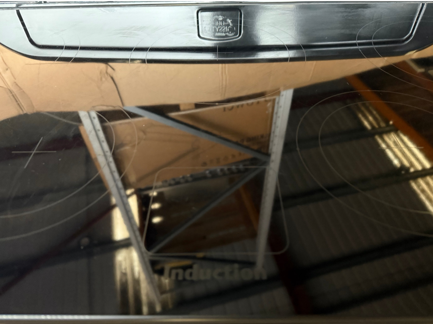 RANGEMASTER CLASSIC DELUXE 100 CREAM INDUCTION ALL ELECTRIC COOKER. PRISTINE CONDITION