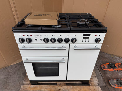 RANGEMASTER ESTATE 90 DUAL FUEL FSD IVORY/CHROME