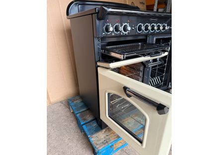 RANGEMASTER CLASSIC DELUXE 100 CREAM INDUCTION ALL ELECTRIC COOKER. PRISTINE CONDITION