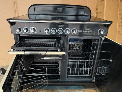 RANGEMASTER CLASSIC DELUXE 100 CREAM INDUCTION ALL ELECTRIC COOKER. PRISTINE CONDITION