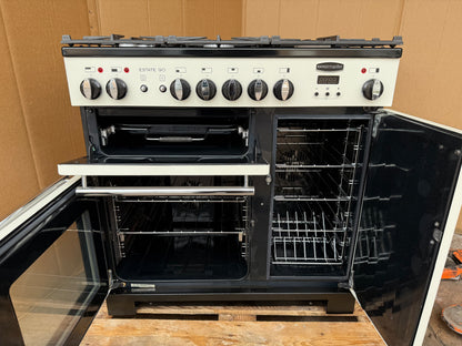 RANGEMASTER ESTATE 90 DUAL FUEL FSD IVORY/CHROME