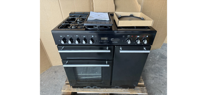 Rangemaster Toledo 90 Dual Fuel FSD Black/chrome