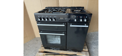 Rangemaster Toledo 90 Dual Fuel FSD Black/chrome