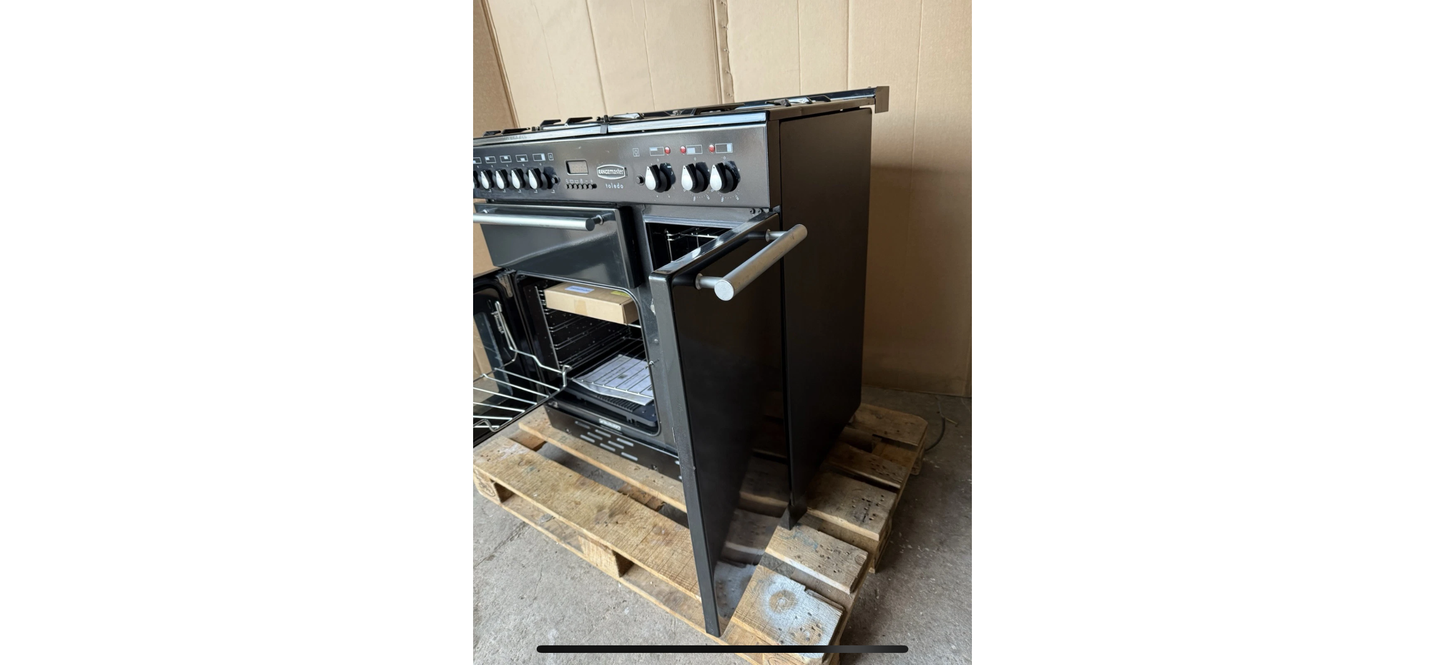 Rangemaster Toledo 90 Dual Fuel FSD Black/chrome