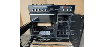 Rangemaster Toledo 90 Dual Fuel FSD Black/chrome