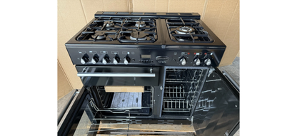 Rangemaster Toledo 90 Dual Fuel FSD Black/chrome