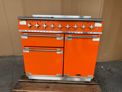 RANGEMASTER ELISE 100 INDUCTION ORANGE ALL ELECTRIC COOKER