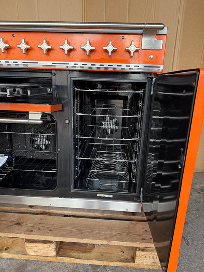 RANGEMASTER ELISE 100 INDUCTION ORANGE ALL ELECTRIC COOKER