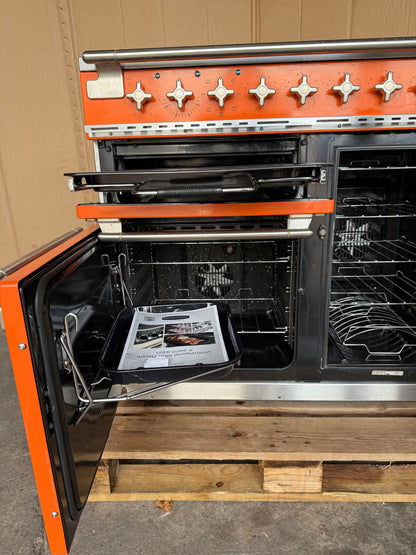 RANGEMASTER ELISE 100 INDUCTION ORANGE ALL ELECTRIC COOKER