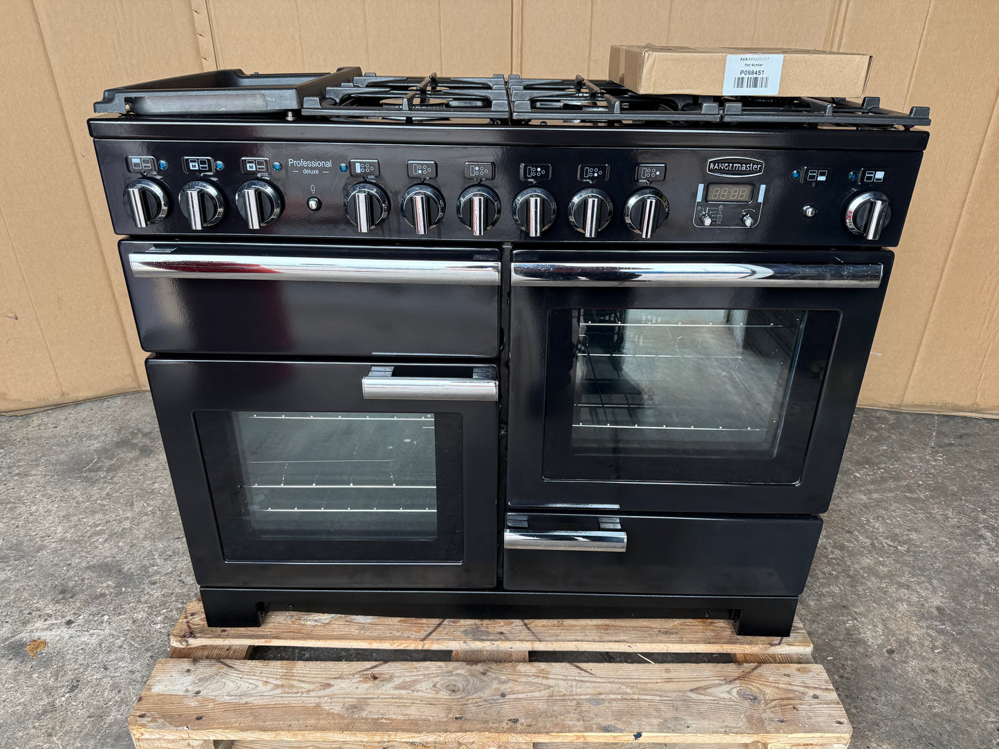 RANGEMASTER PROFESSIONAL DELUXE 110 DUAL FUEL FSD BLACK