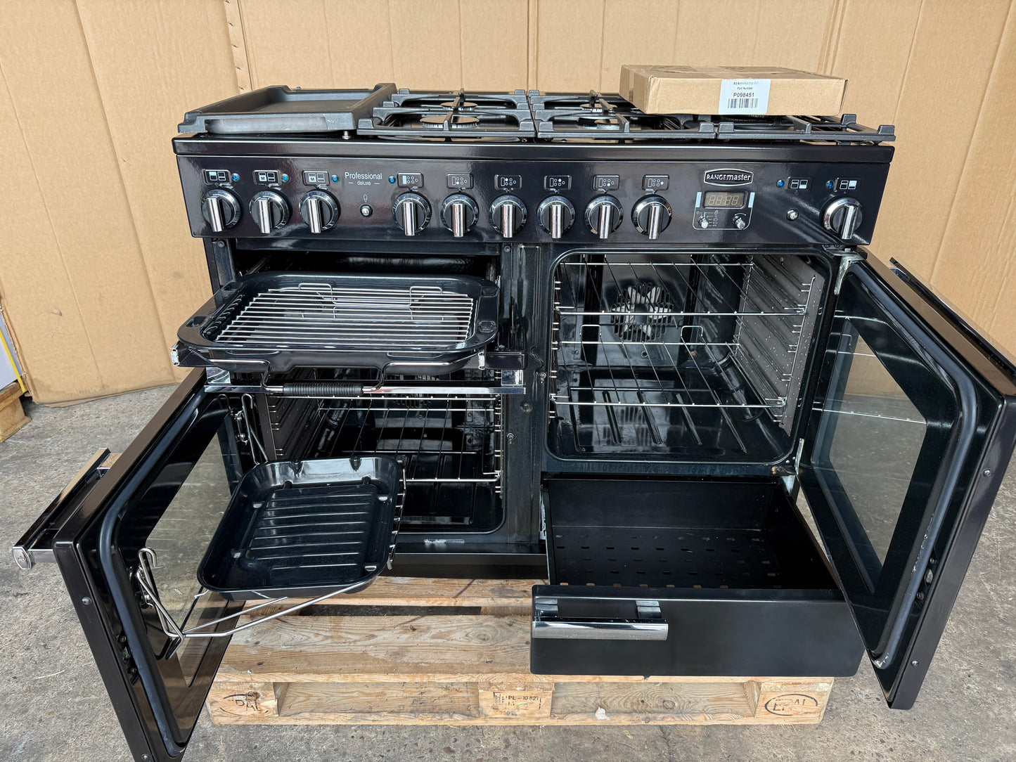 RANGEMASTER PROFESSIONAL DELUXE 110 DUAL FUEL FSD BLACK