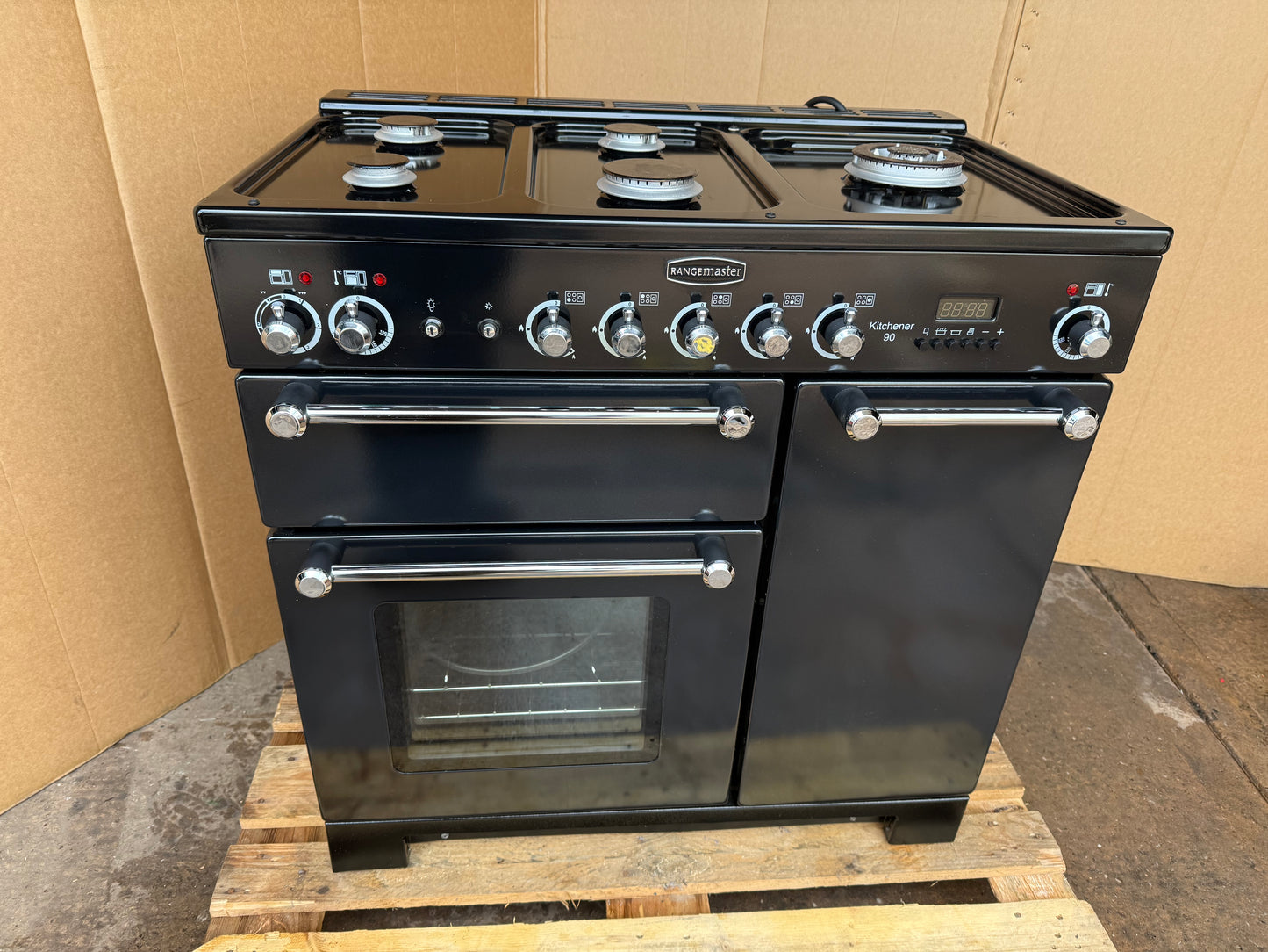 RANGEMASTER KITCHENER 90 DUAL FUEL FSD WITH HOOD